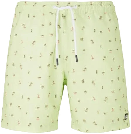 Мъжки плувни шорти Tom Tailor Swim, Lime