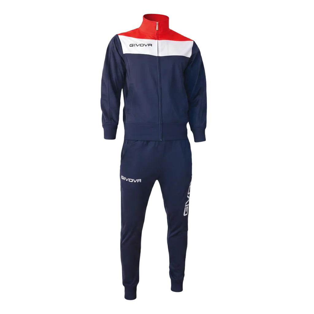 Мъжки екип GIVOVA CAMPO, Navy blue/Red/White