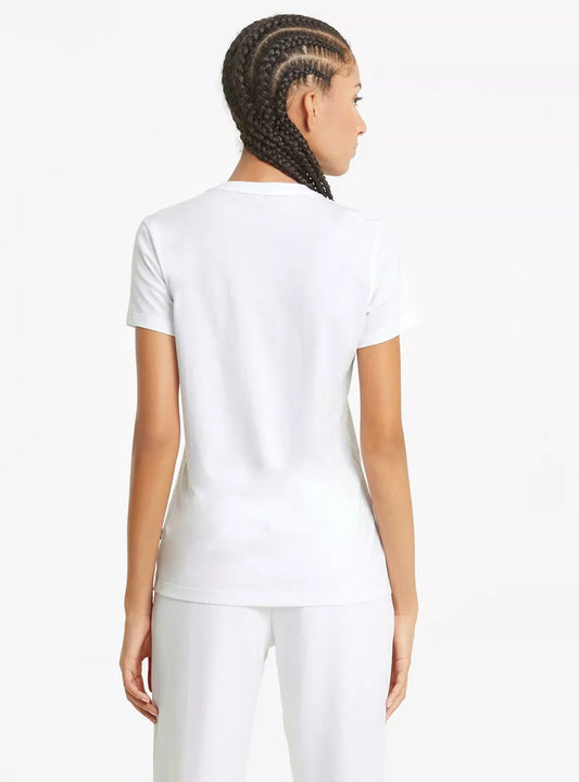 Дамска тениска Puma ESS Logo-Бяла