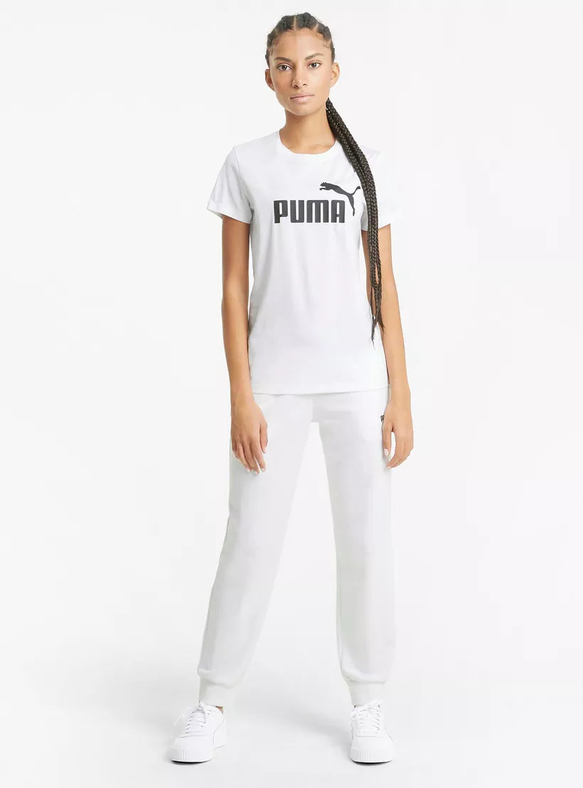 Дамска тениска Puma ESS Logo-Бяла