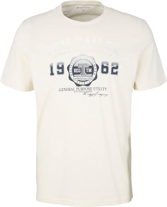 Мъжка тениска Tom Tailor, Vintage Beige