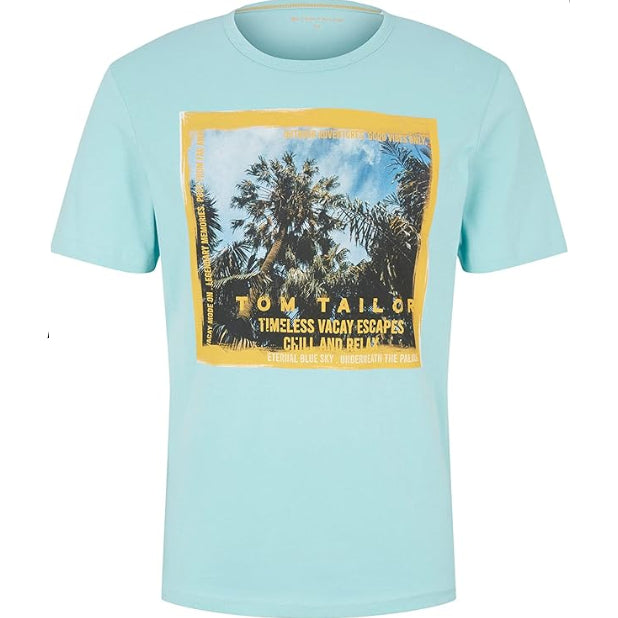 Мъжка тениска TOM TAILOR, Turquoise