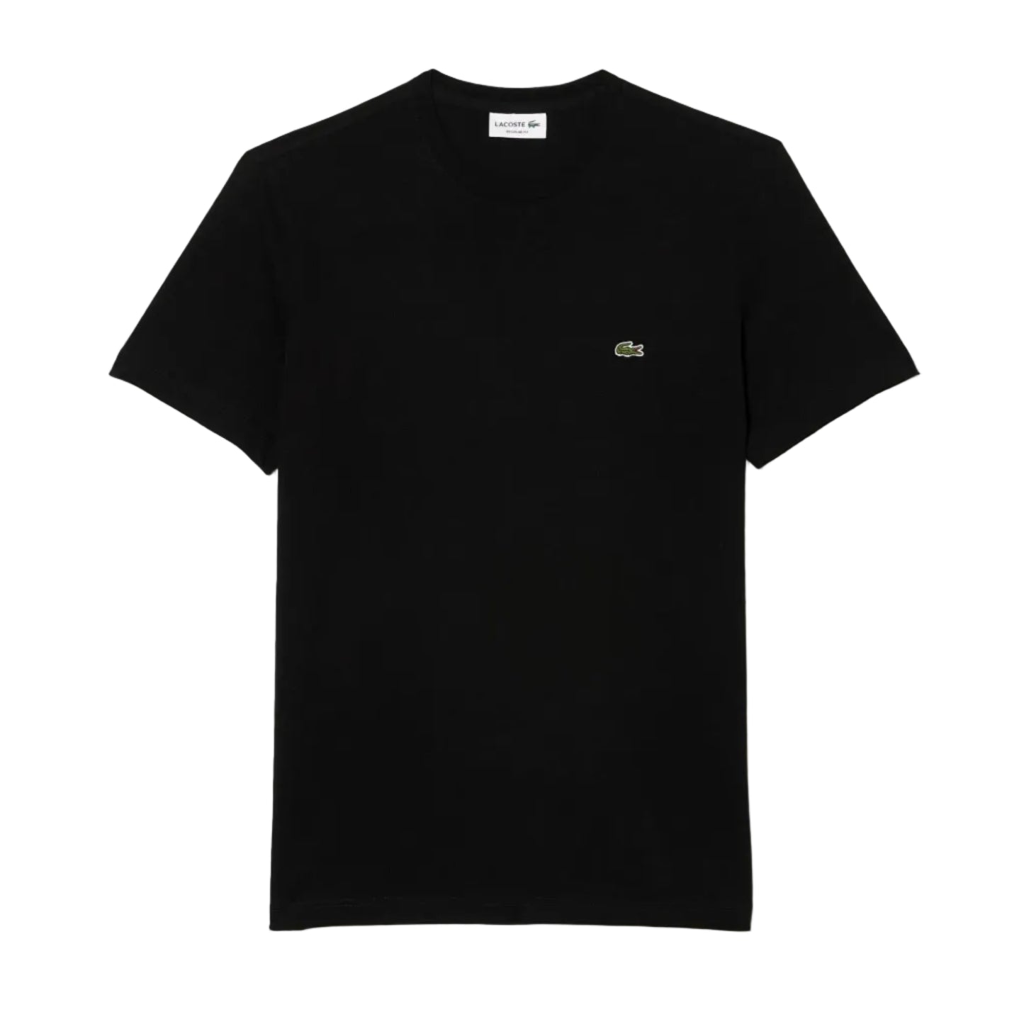 Мъжка тениска Lacoste Regular Fit, Черна