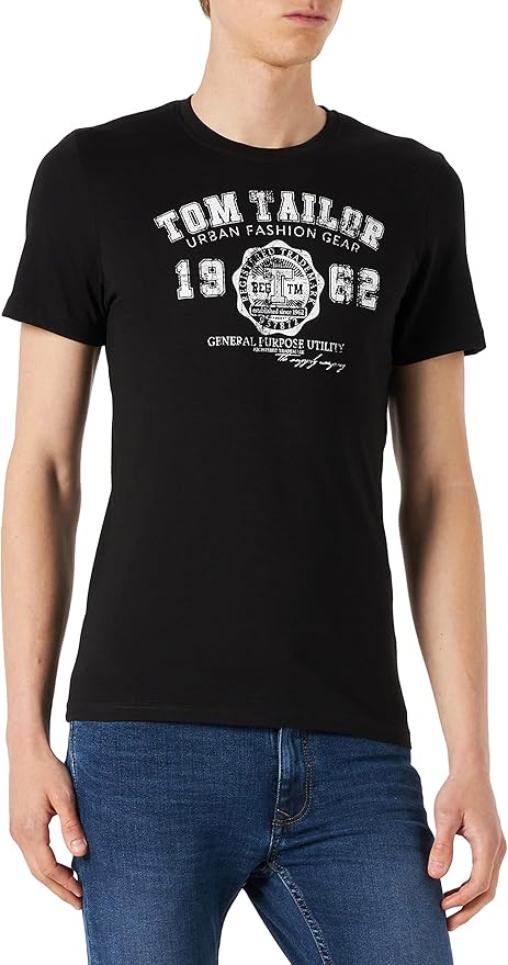 Мъжка тениска Tom Tailor, Black