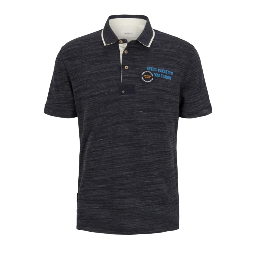 Мъжка тениска TOM TAILOR Regular Fit, Navy/Gray