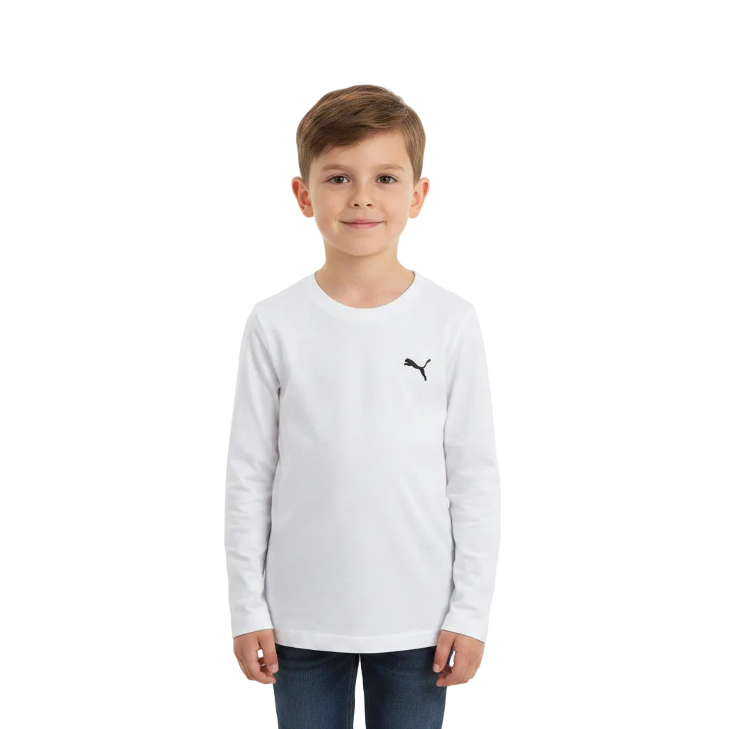 Детска блуза Puma, White