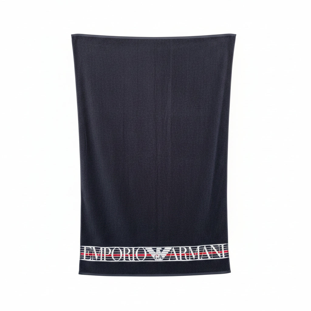 Плажна кърпа Emporio Armani, Тъмно сив