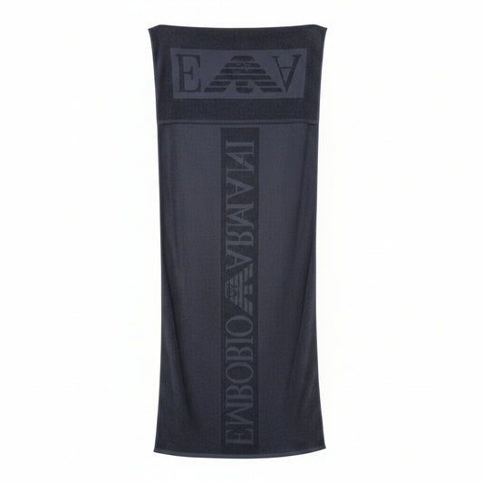 Плажна кърпа EA7 Emporio Armani, Тъмно син