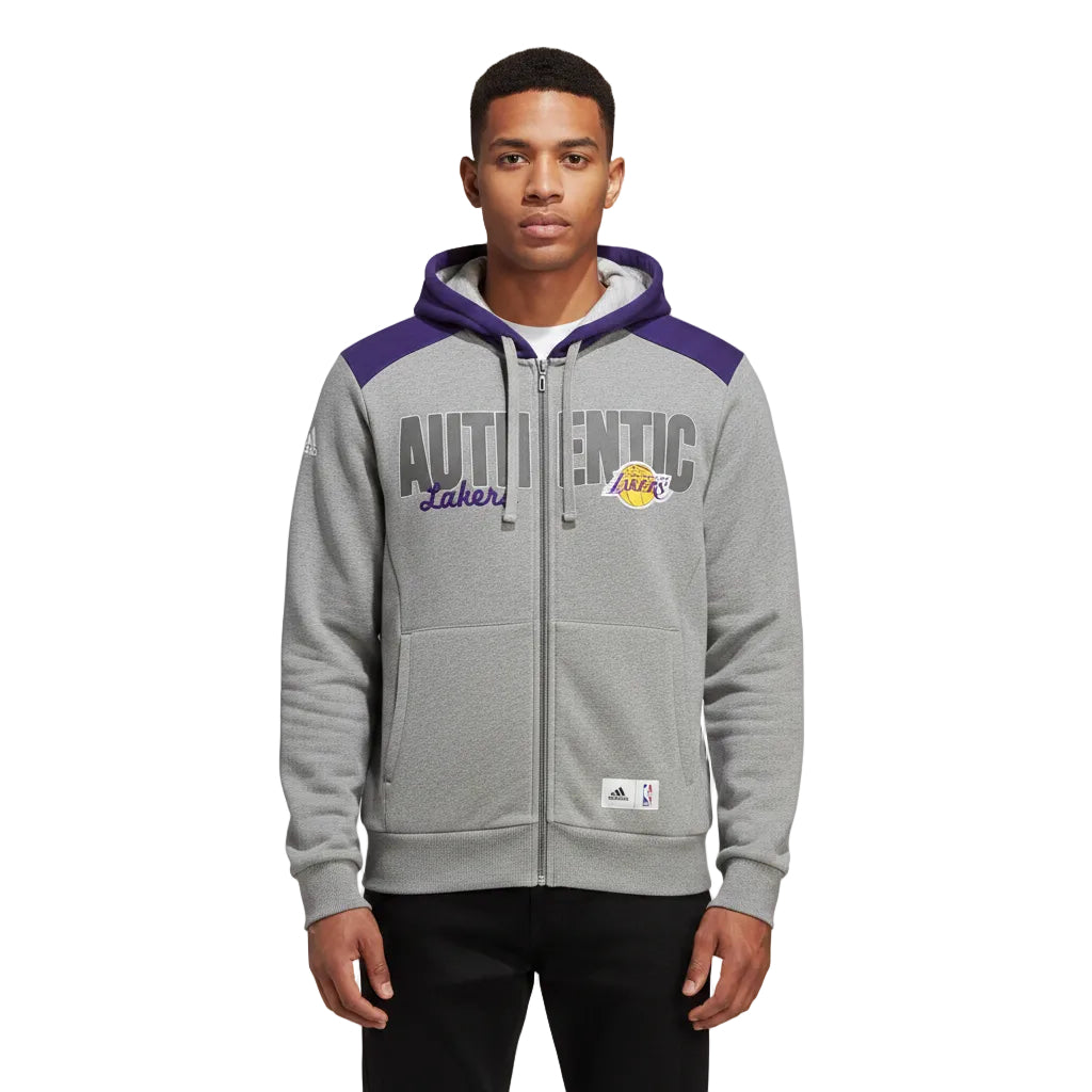 Мъжки суитшърт Adidas Full Zip NBA LAL