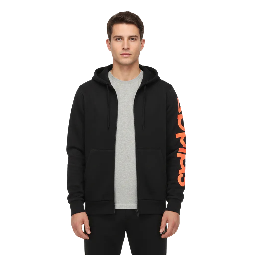 Мъжки суитшърт Adidas ESS LIN FZ HOOD