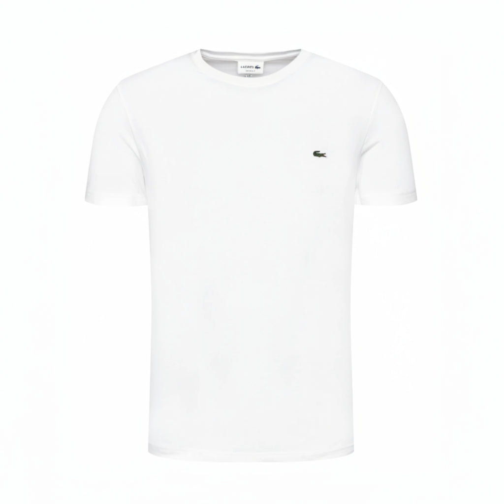 Мъжка тениска Lacoste Regular Fit, Бяла