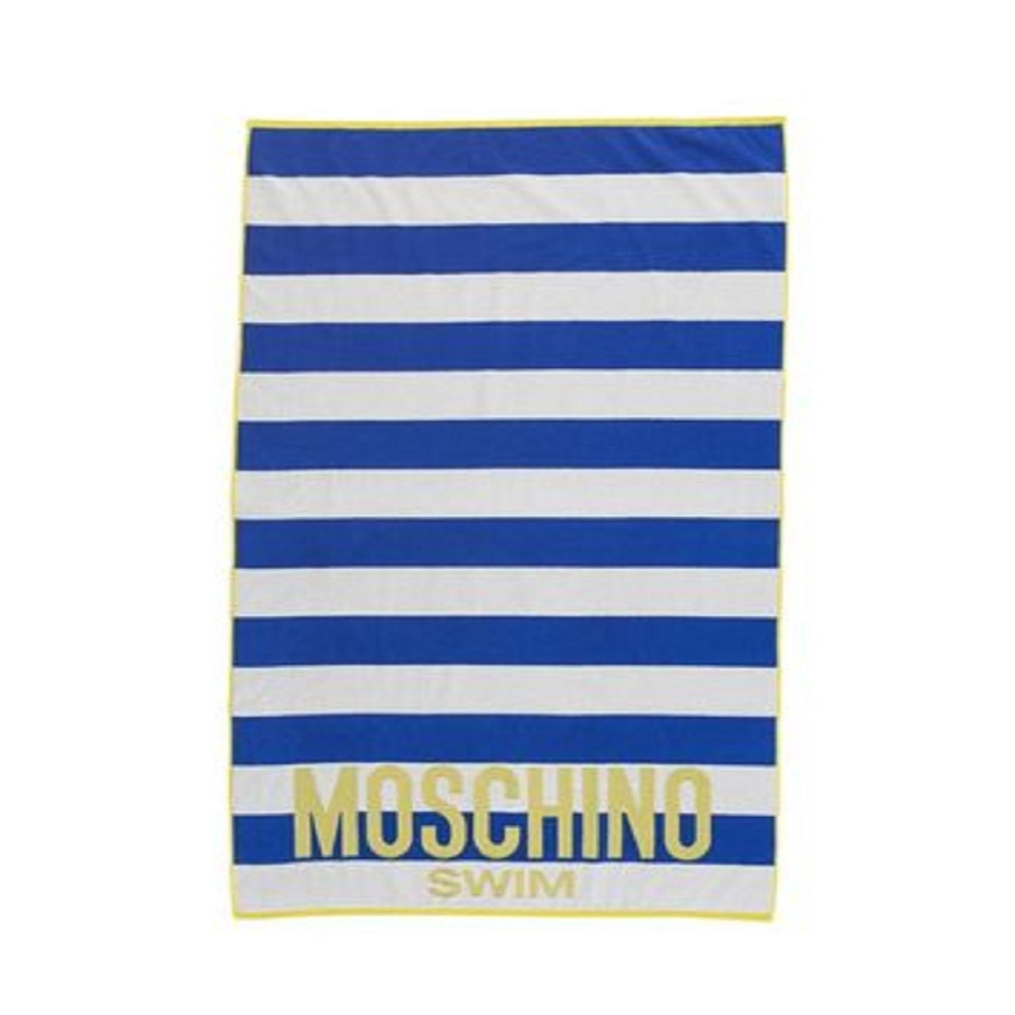Плажна кърпа Moschino Swim, Син/Бял