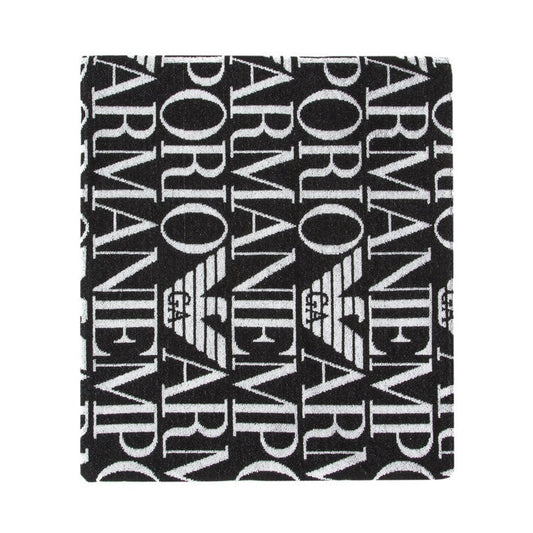 Плажна кърпа Emporio Armani, Черен