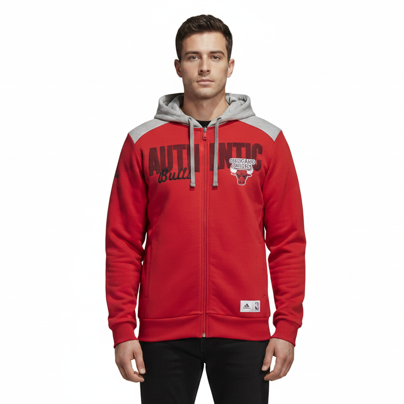 Мъжки суитшърт Adidas Full Zip NBA CB