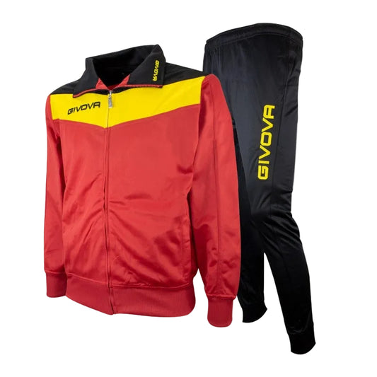 Мъжки екип GIVOVA CAMPO, Red/Black/Yellow