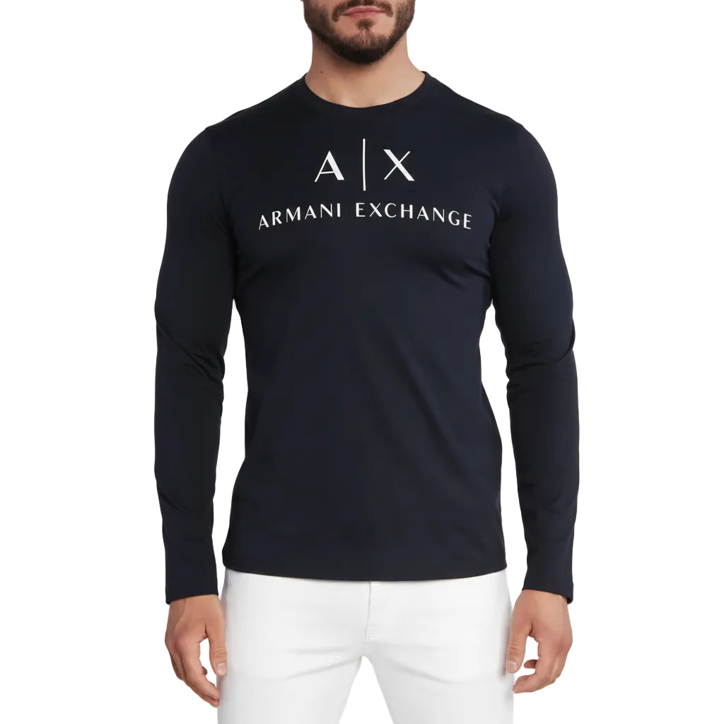Мъжка блуза Armani Exchange Slim Fit, Navy Blue