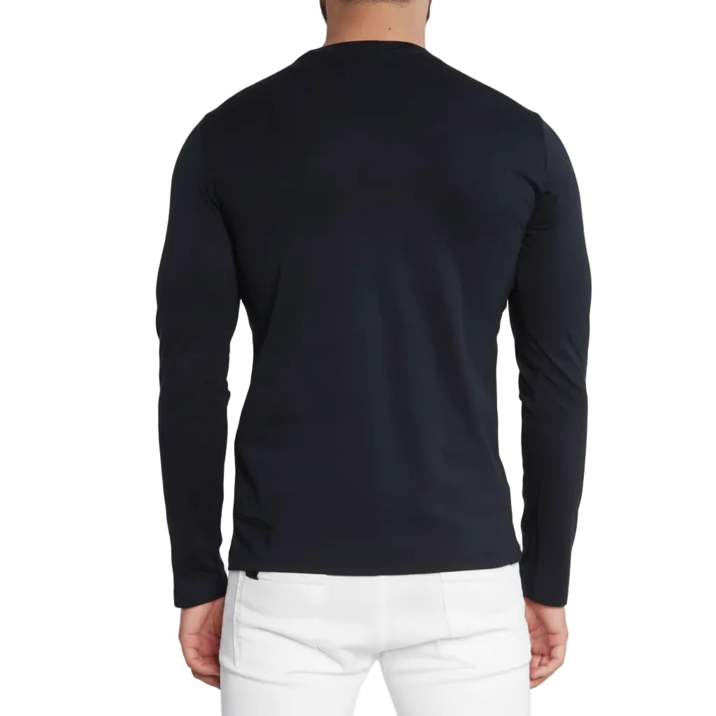 Мъжка блуза Armani Exchange Slim Fit, Navy Blue
