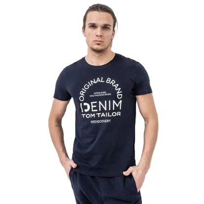 Мъжка тениска TOM TAILOR, Navy blue