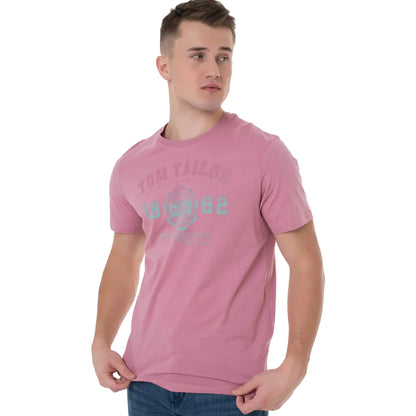 Мъжка тениска TOM TAILOR, Pink