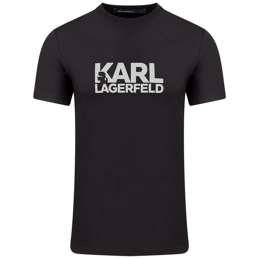 Мъжка тениска Karl Lagerfeld T-shirt Black/Silver