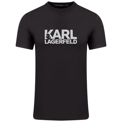 Мъжка тениска Karl Lagerfeld T-shirt Black/Silver