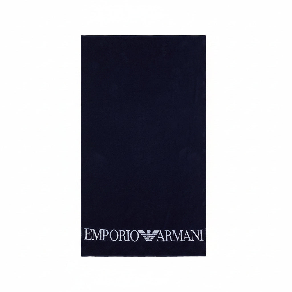 Плажна хавлия Emporio Armani, Тъмно син