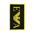Плажна кърпа двулицева EA7 Emporio Armani, Черен