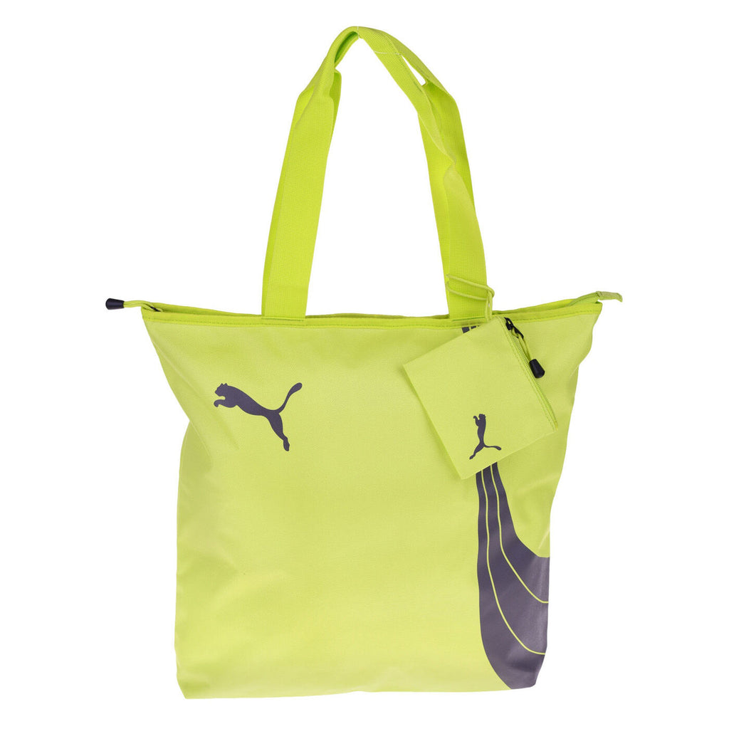 Спортна дамска чанта Puma Fundamentals Shopper green