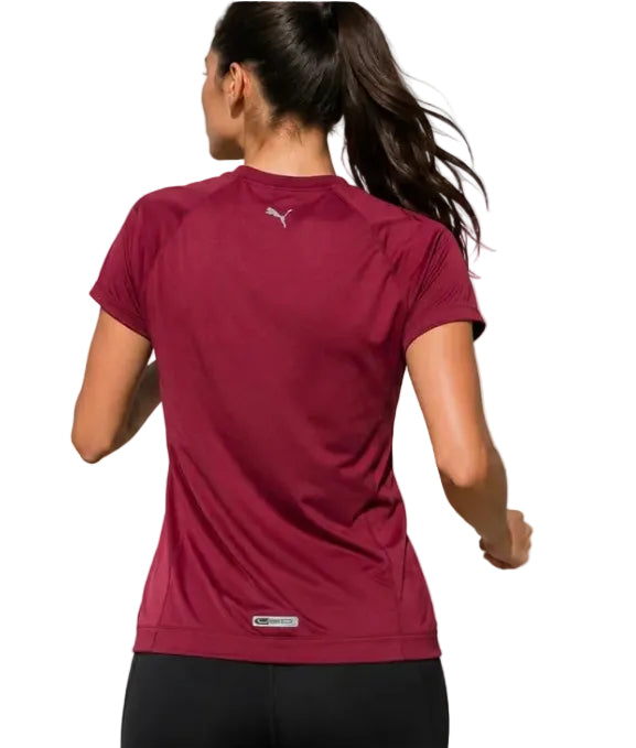 Дамска тениска Puma Bodywear Shirt burgundy