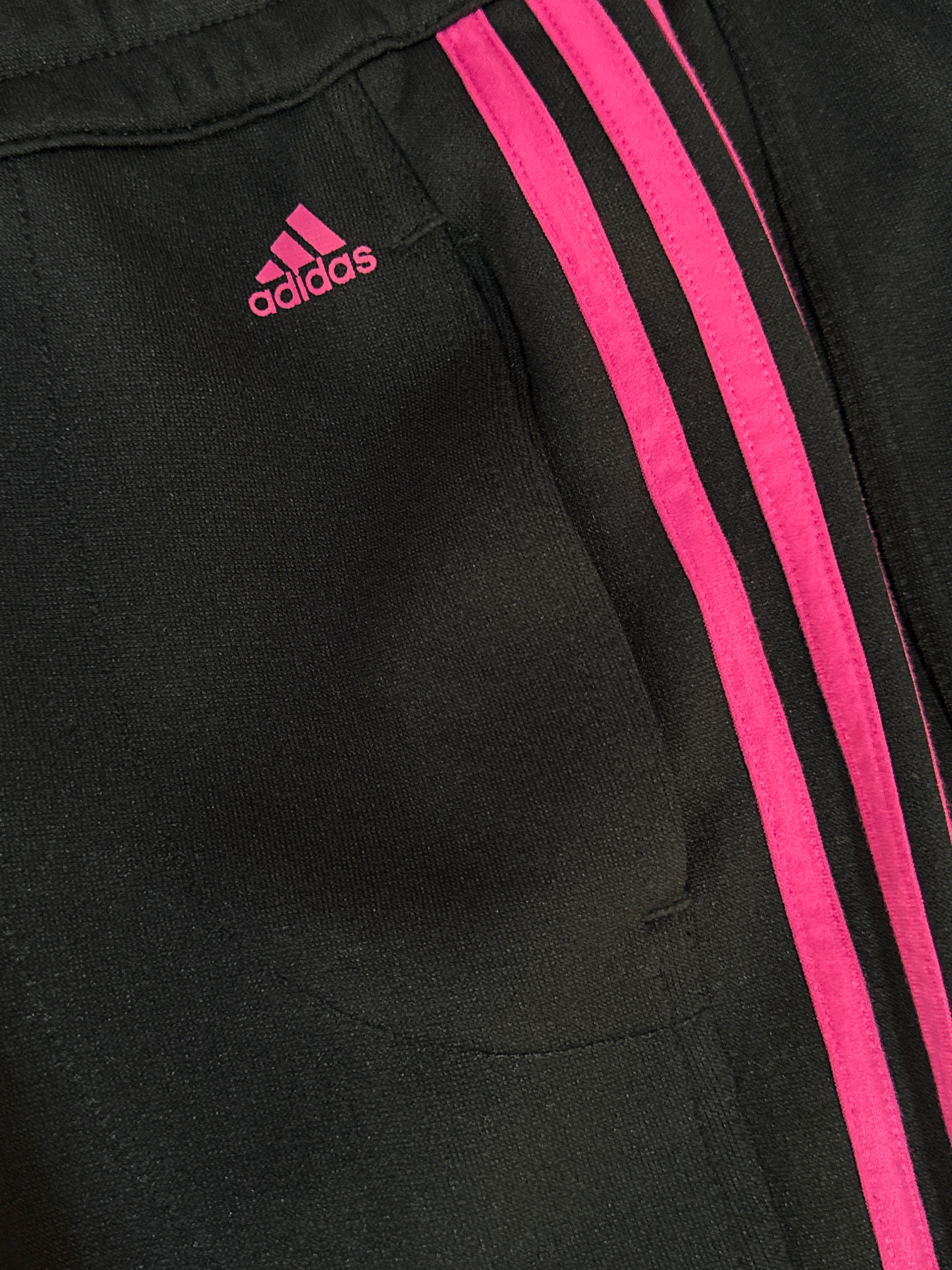 Partea de jos pentru femei Adidas negru/roz