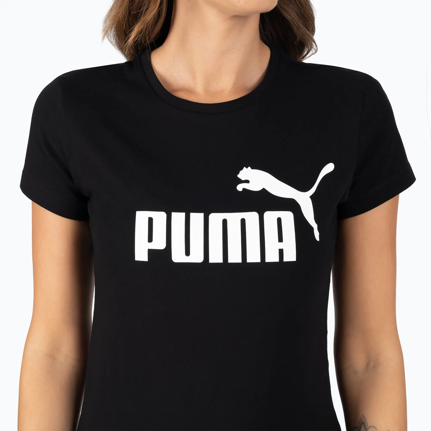 Дамска тениска Puma ESS Logo-Черна
