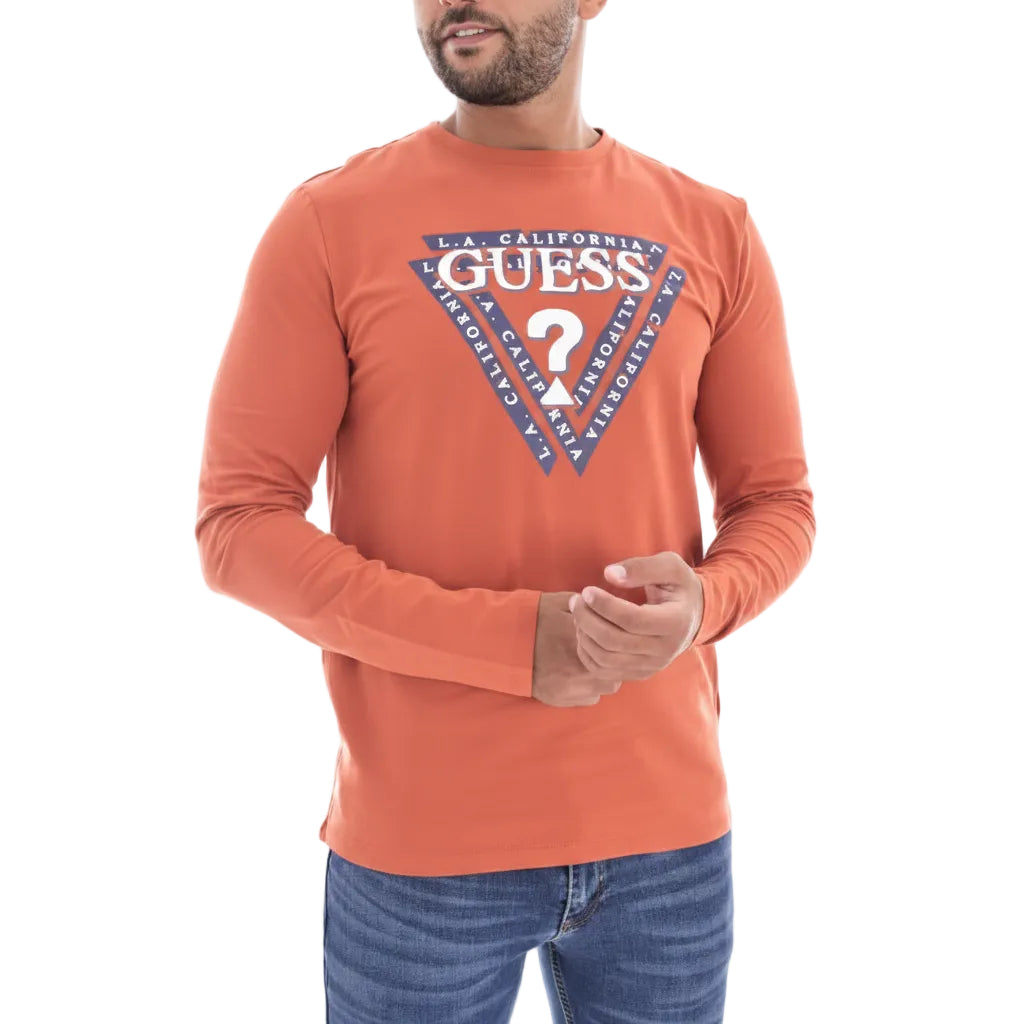 Мъжка блуза GUESS Jasin Logo Tee