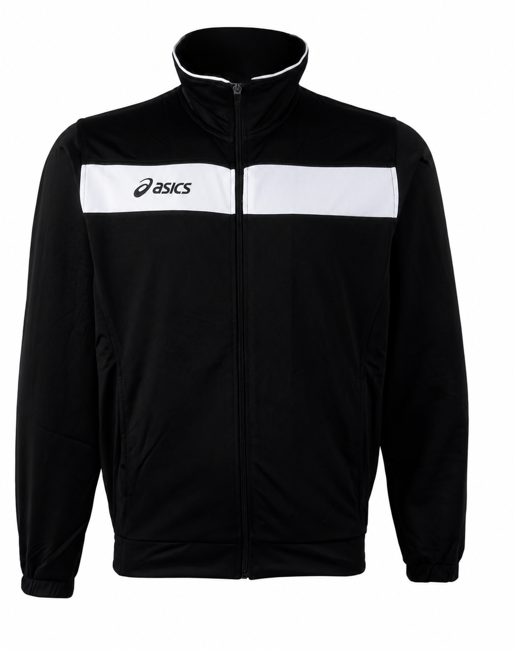 Hanorac sport pentru bărbați Asics Black/White