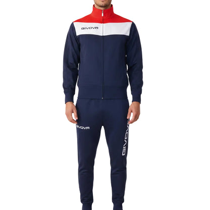 Мъжки екип GIVOVA CAMPO, Navy blue/Red/White