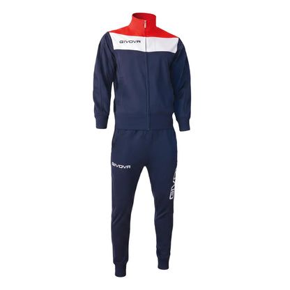 Мъжки екип GIVOVA CAMPO, Navy blue/Red/White