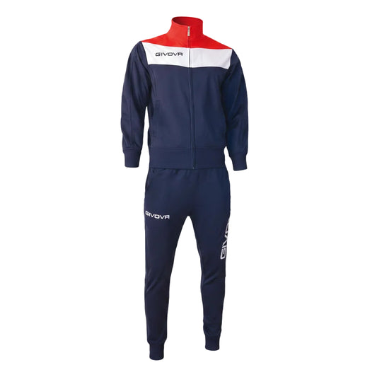 Мъжки екип GIVOVA CAMPO, Navy blue/Red/White