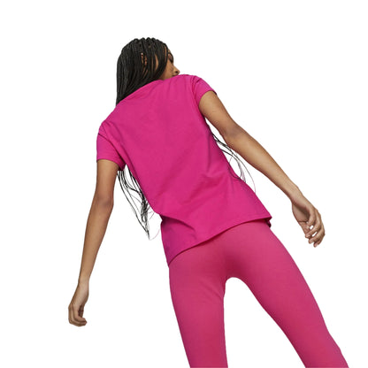 Дамска тениска Puma Essential Logo, Циклама
