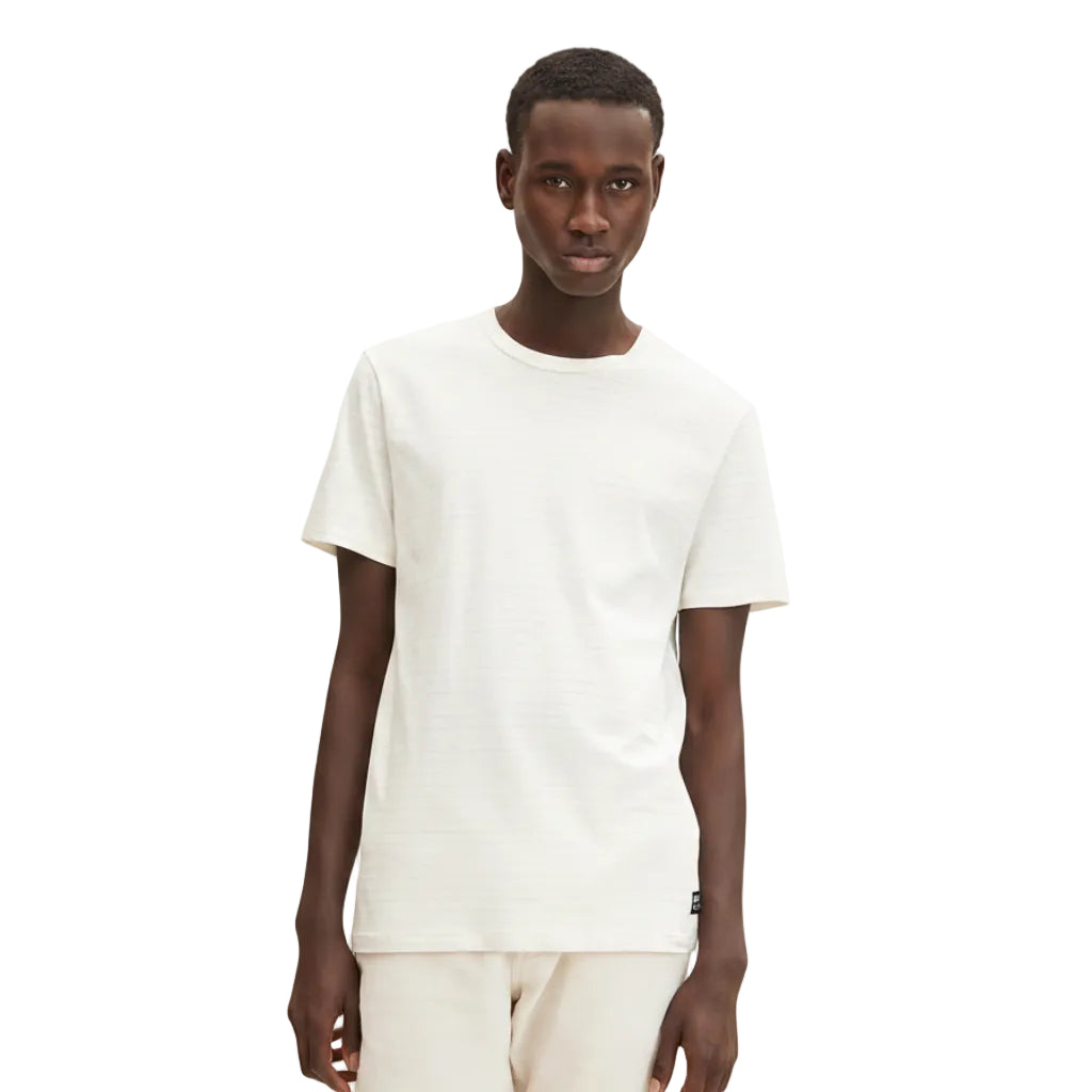 Мъжка тениска TOM TAILOR Striped White/Beige