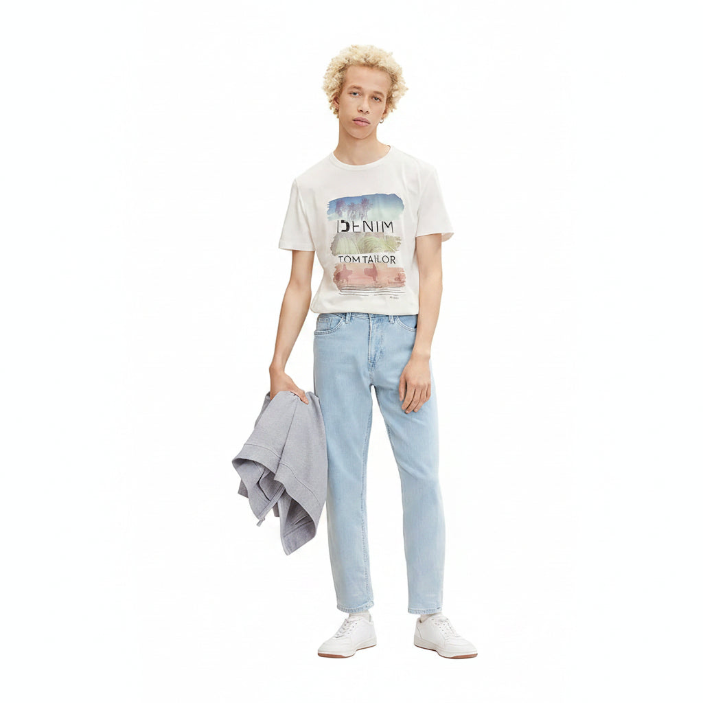 Мъжка тениска TOM TAILOR, White