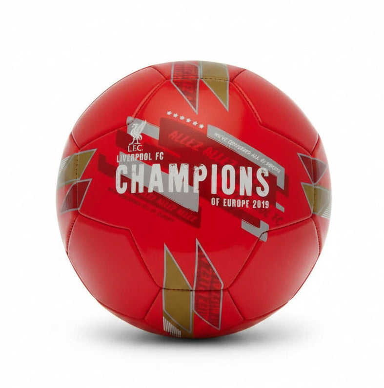 Minge de fotbal Liverpool FC Champions of Europe, Roșu