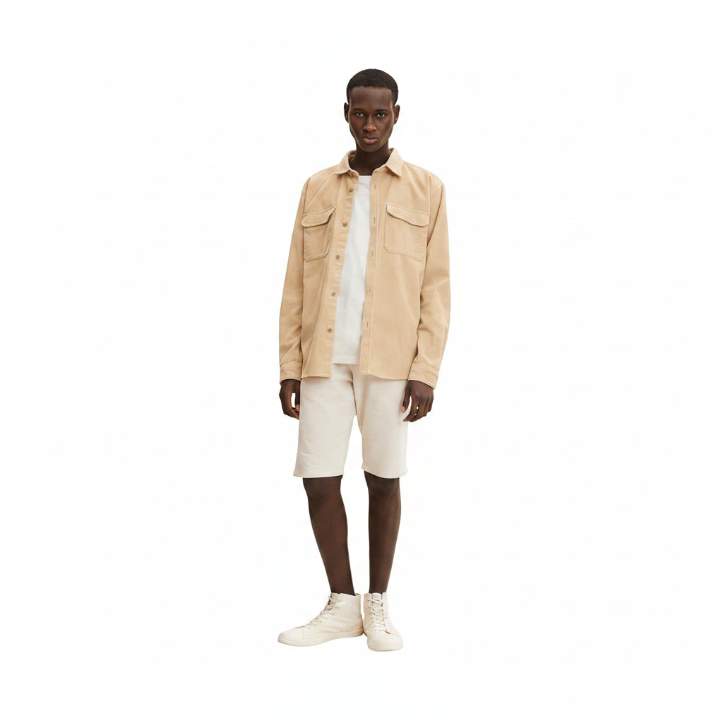 Мъжка тениска TOM TAILOR, Beige