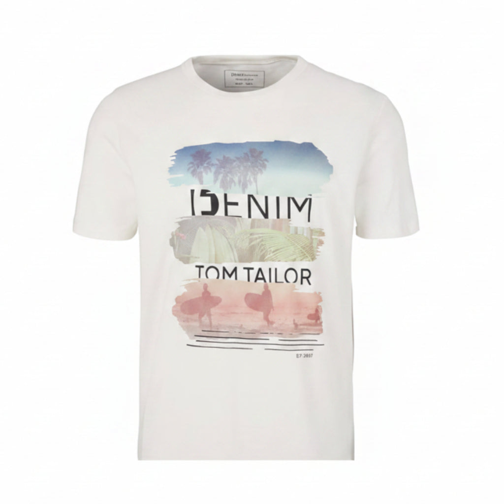 Мъжка тениска TOM TAILOR, White