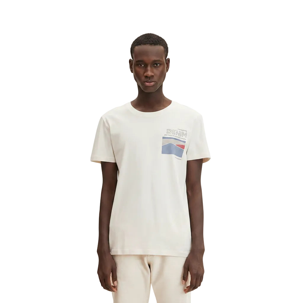 Мъжка тениска TOM TAILOR, Beige