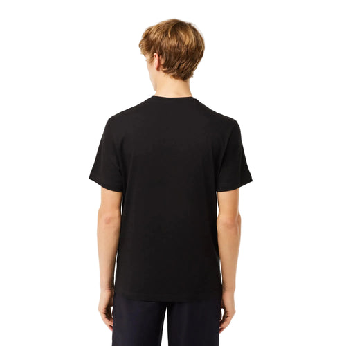 Мъжка тениска Lacoste Regular Fit, Черна