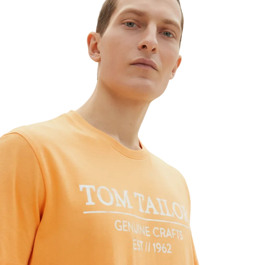 Мъжка тениска Tom Tailor, Orange