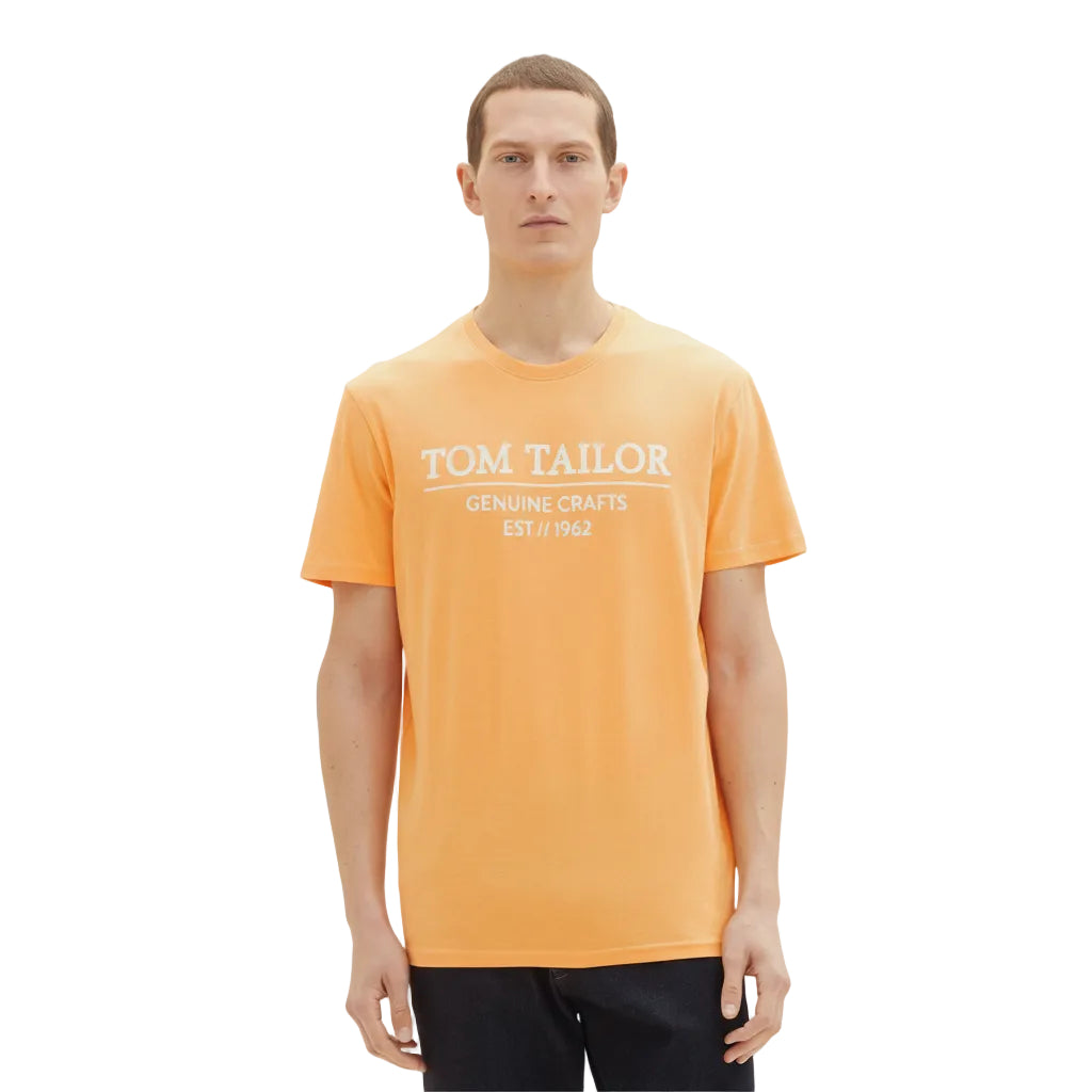 Мъжка тениска Tom Tailor, Orange