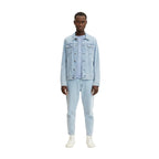 Мъжка тениска TOM TAILOR Striped Blue/White