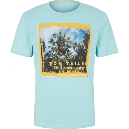 Мъжка тениска TOM TAILOR, Turquoise
