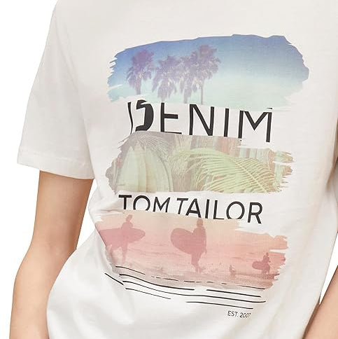 Мъжка тениска TOM TAILOR, White