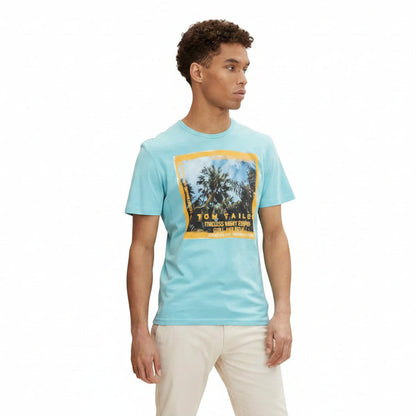 Мъжка тениска TOM TAILOR, Turquoise
